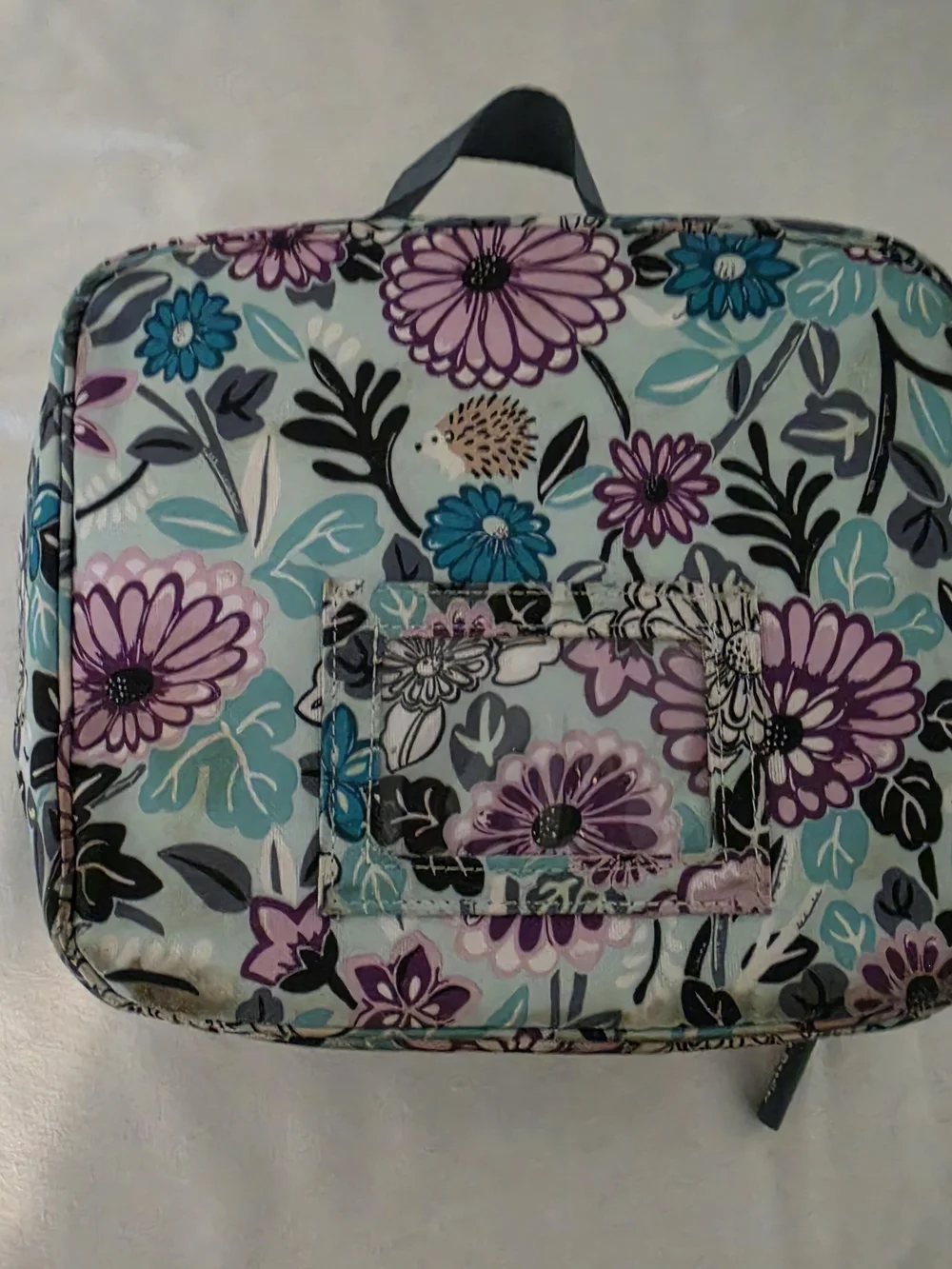 Vera Bradley Insulated Lunch Bag Tote Ret. Penelope's Garden Pattern Zip